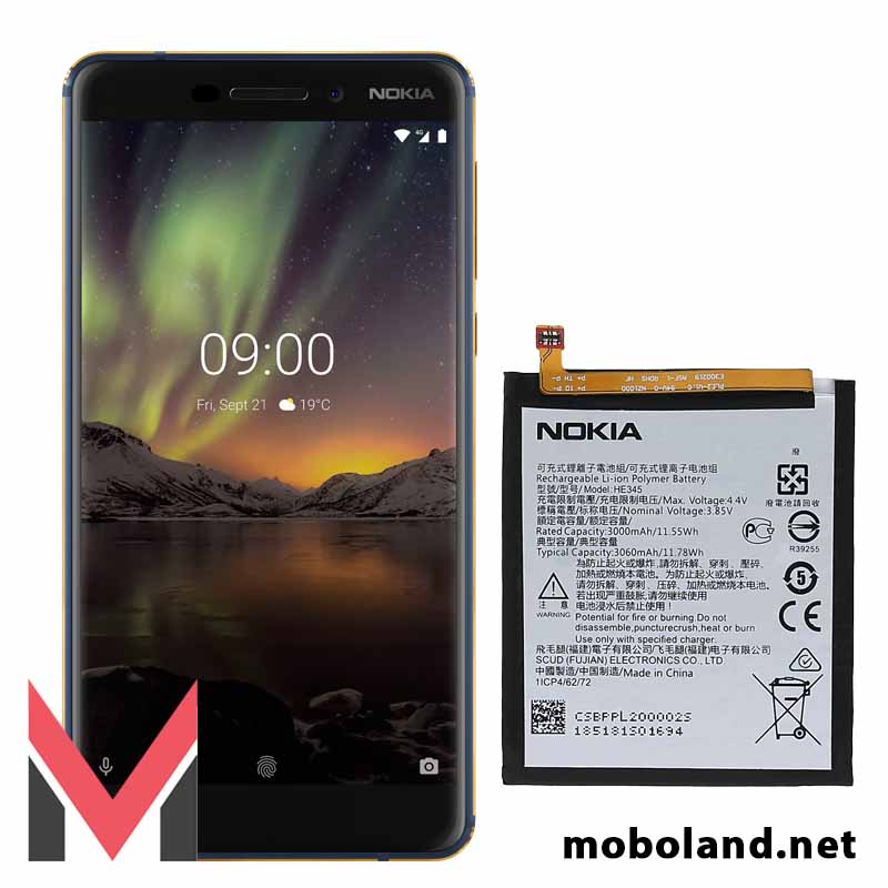 باتری اصلی گوشی نوکیا Nokia 6.1 HE345