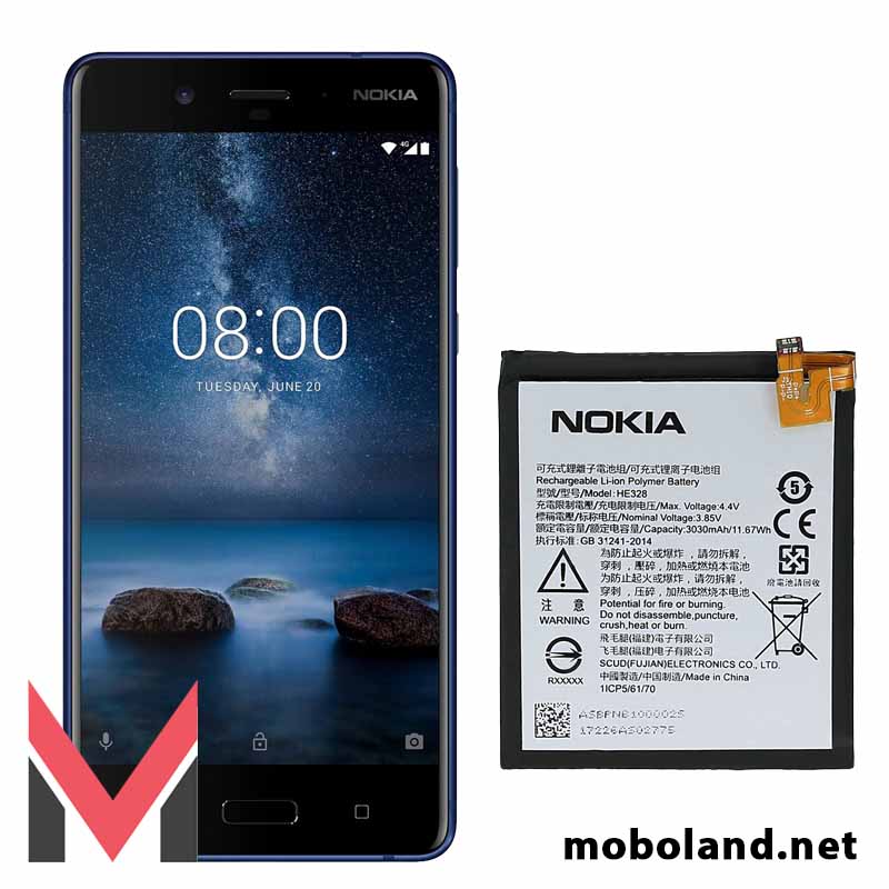 باتری اصلی گوشی نوکیا Nokia 8 HE328
