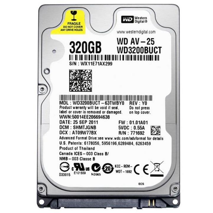 هارددیسک اینترنال وسترن دیجیتال WD3200BUCT 320GB1 — تصویر ۲