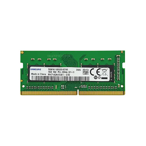 رم لپ تاپ سامسونگ RAM SAMSUNG CL11 DDR4 32GB 3200MHz