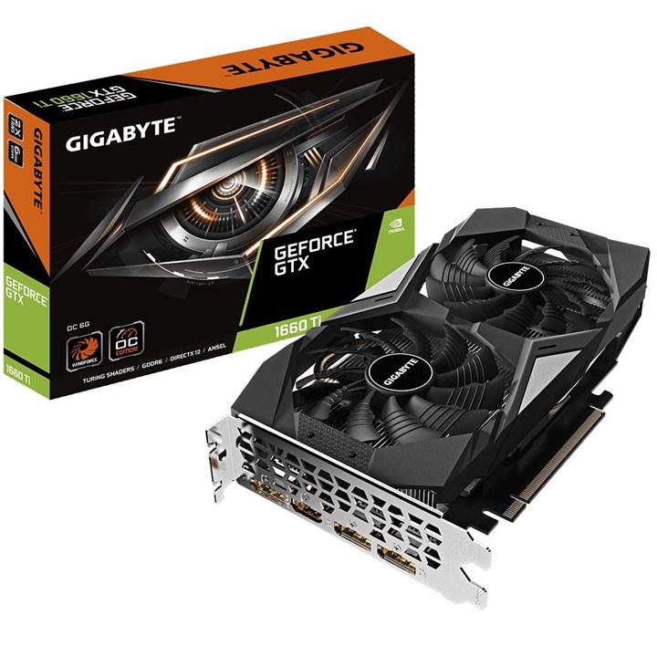 کارت گرافیک گیگابایت GIGABYTE Graphics Card GeForce GTX 1660 Ti OC 6G