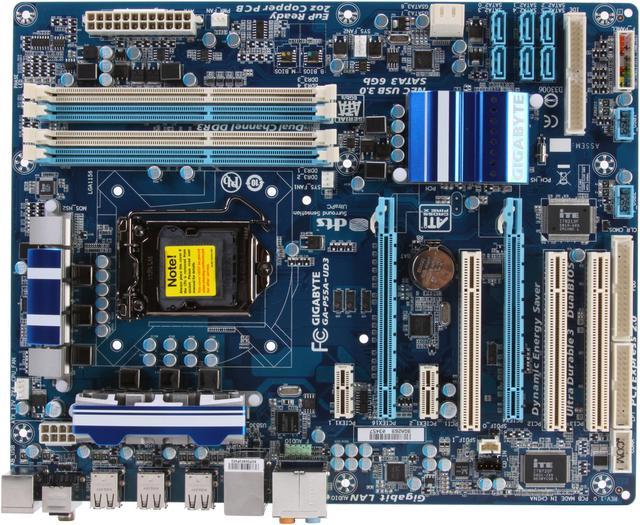مادربرد گیگابایت دست دوم MOTHERBOARD GIGABYTE GA-P55A-UD3P