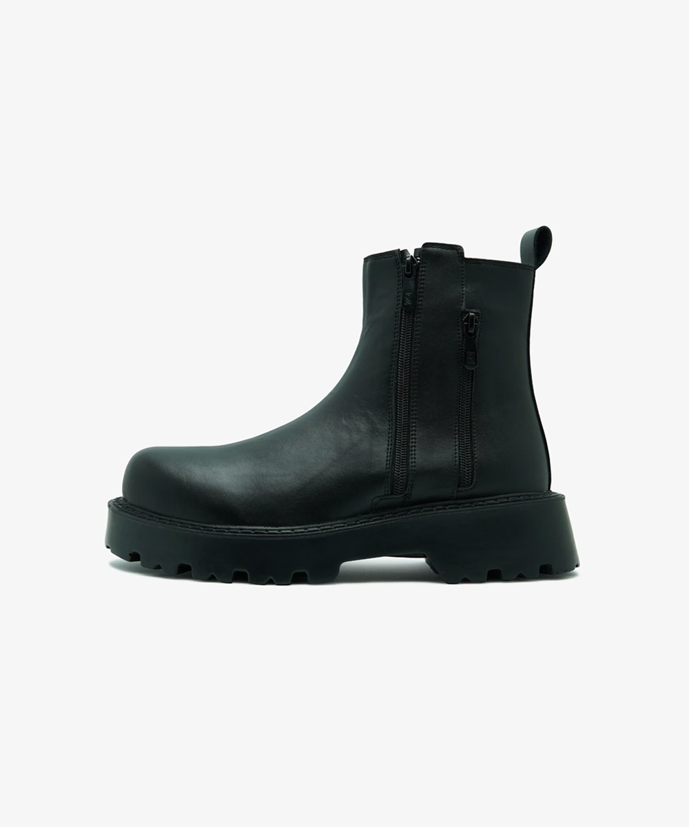 بوت چرمی دو زیپ زارا Zara Chelsea Boots