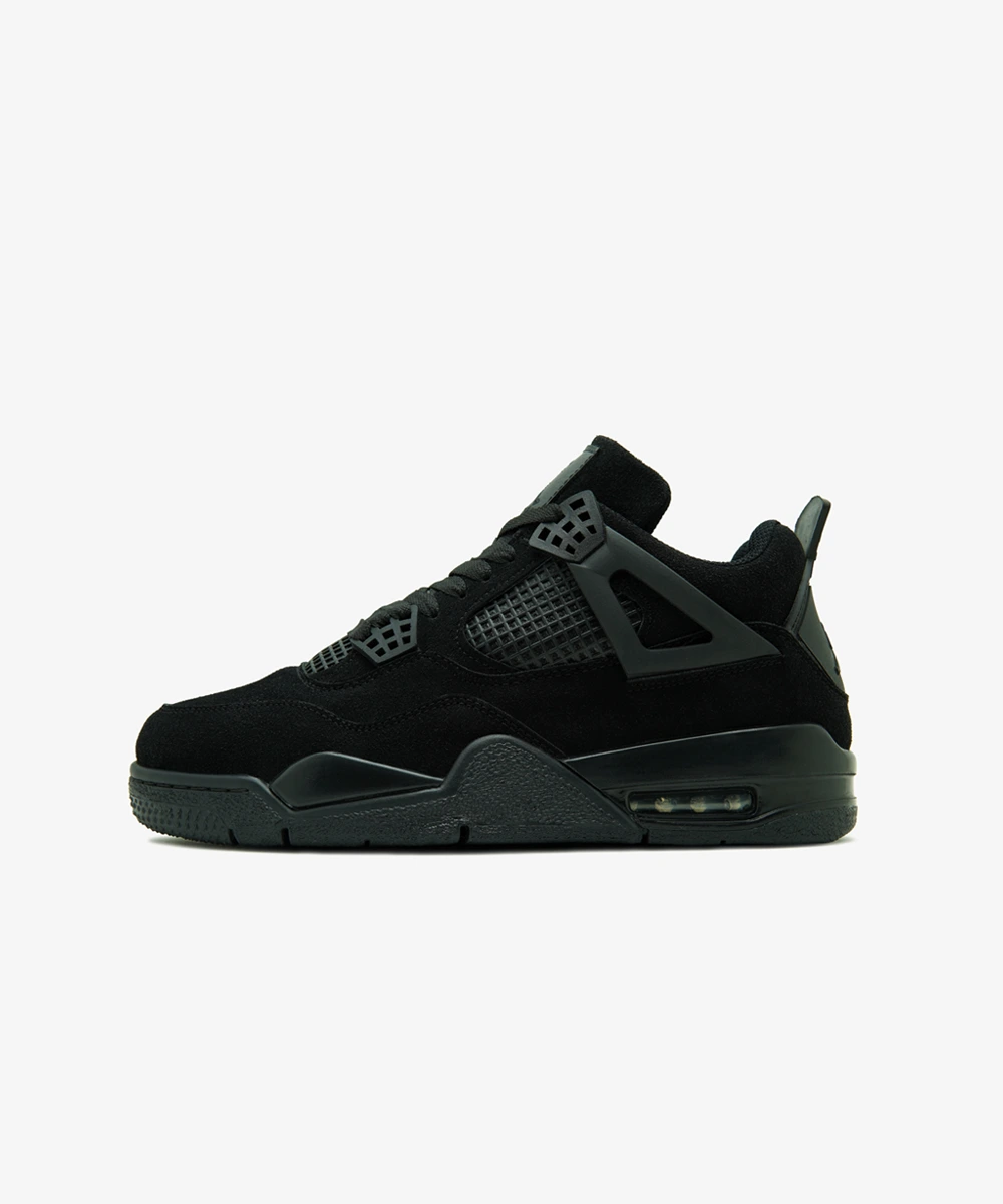 کتونی ورزشی نایک ایر جردن 4 بلک کت Nike Air Jordan 4 Black Cat