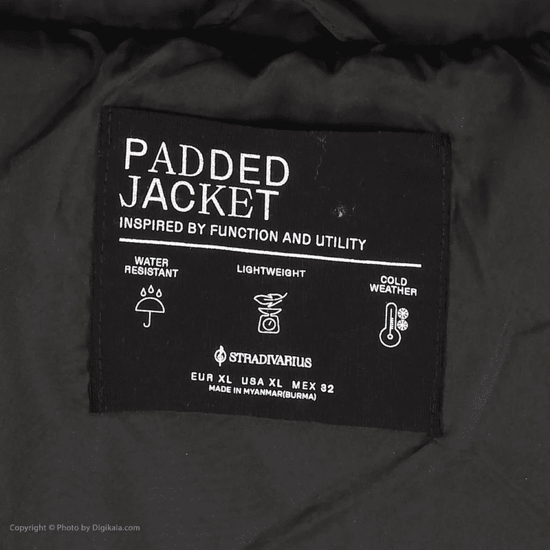 کاپشن زنانه استرادیواریوس مدل Short Puffer Jacket — تصویر ۶