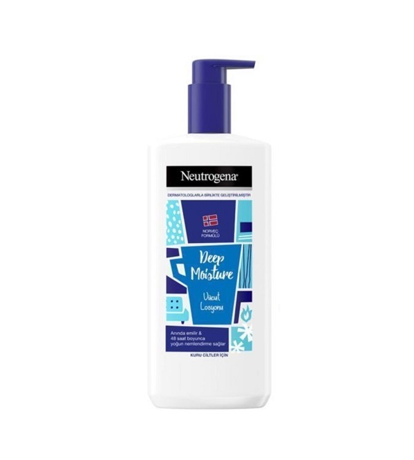 لوسیون بدن نوتروژینا Neutrogena مدل Deep Moisture حجم 250 میل