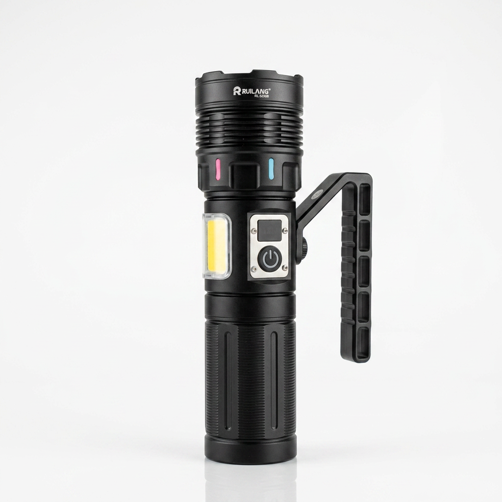 چراغ قوه روی لانگ زوم ۷۰۰ متر مدل RL-52303 — تصویر ۲