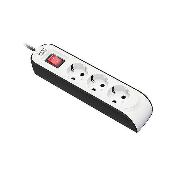محافظ 3خانه ارت دار با کلید و کابل 3متری کد8761 — تصویر ۲