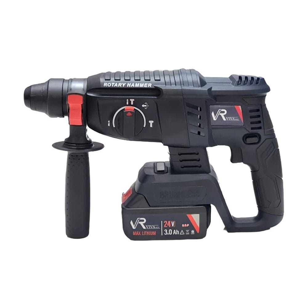 بتن کن شارژی ویوارکس 24 ولت مدل VR2426RH دو باتری