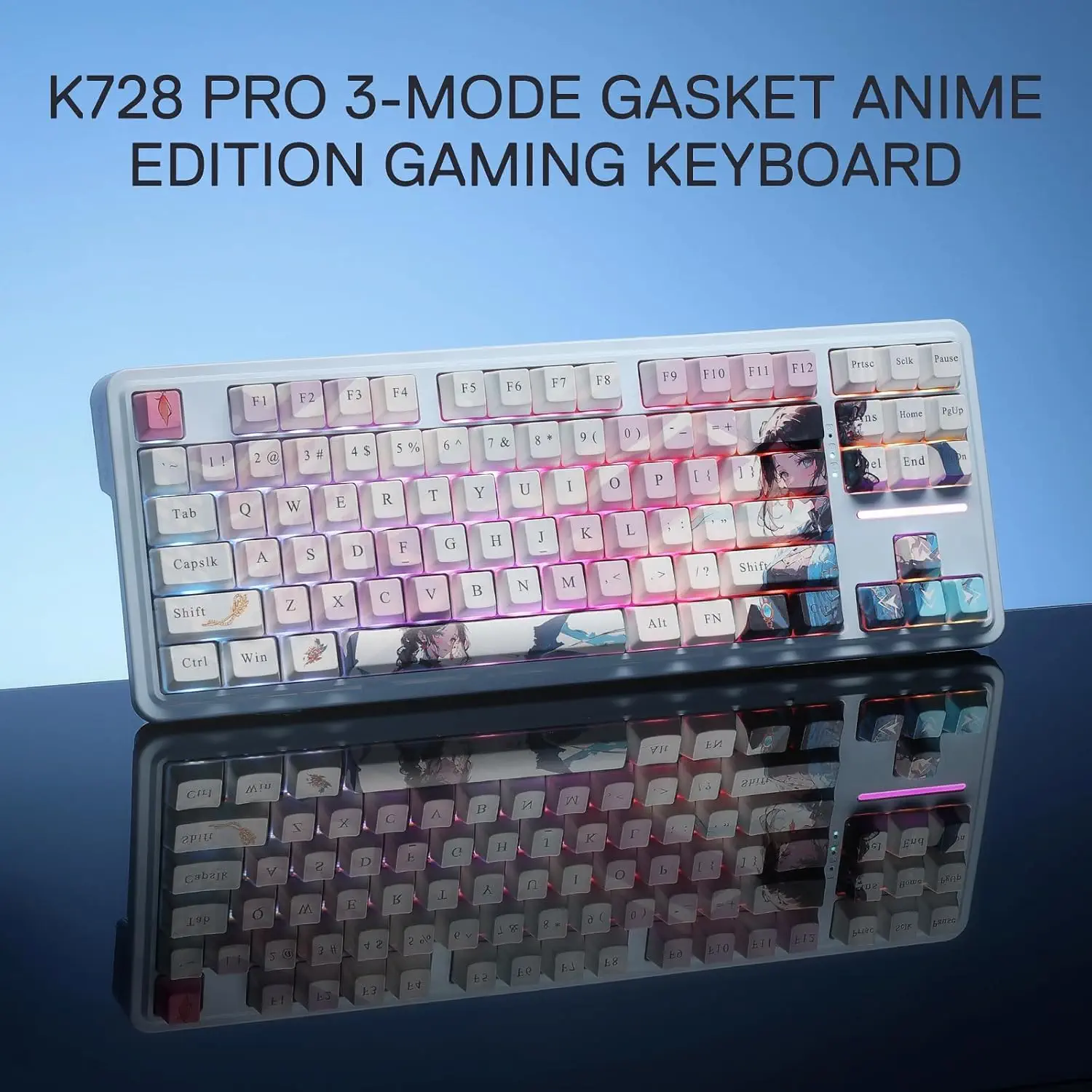 کیبورد ردراگون مدل k728ak pro rgb پلمپ