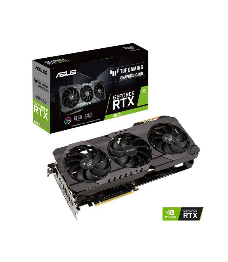 کارت گرافیک ایسوس مدل TUF RTX3070 O8G GAMING حافظه 8 گیگابایت