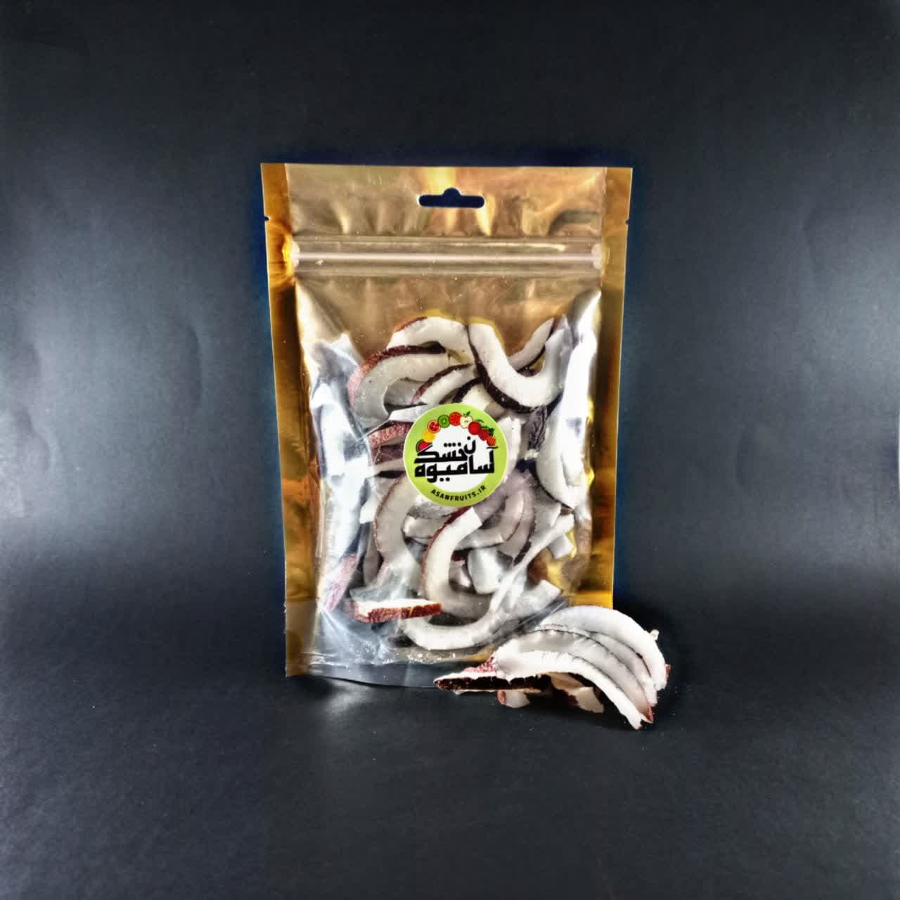 نارگیل خلالی خشک (چیپس نارگیل)