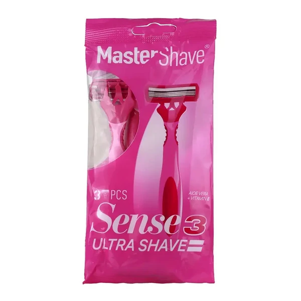 خودتراش زنانه 3 لبه 3 عددی مدل Sense مستر شیو Master Shave