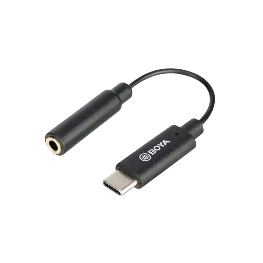 کابل تبدیل میکروفن بویا BOYA BY-K9 3.5mm Trrs to USB Type-C Cable