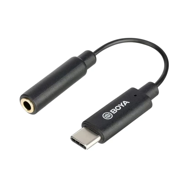 کابل تبدیل میکروفن بویا BOYA BY-K4 3.5mm trs to Type-C Cable