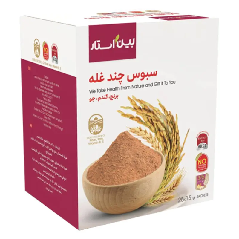 سبوس چند غله دکتر بیز بین استار
