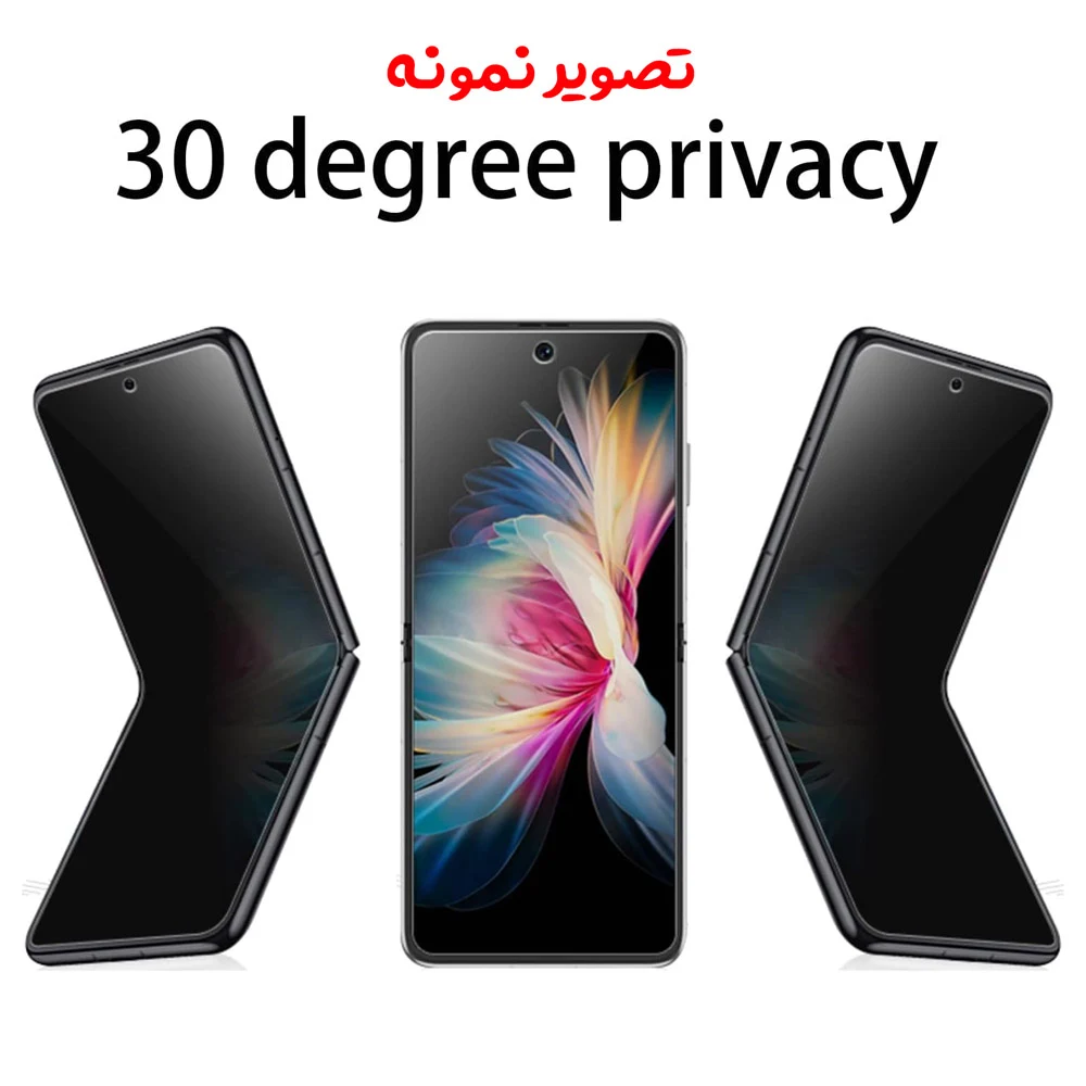 نانو برچسب حریم شخصی صفحه نمایش بیرونی Motorola Razr 60 — تصویر ۳