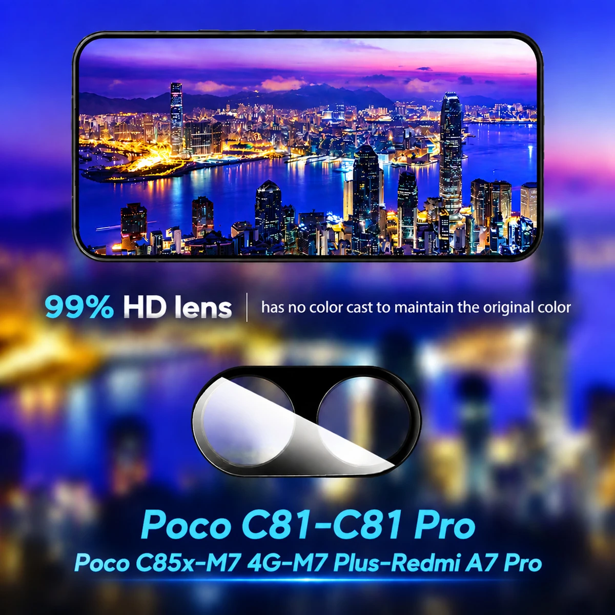 محافظ لنز Poco M7 Plus مدل 3D — تصویر ۸