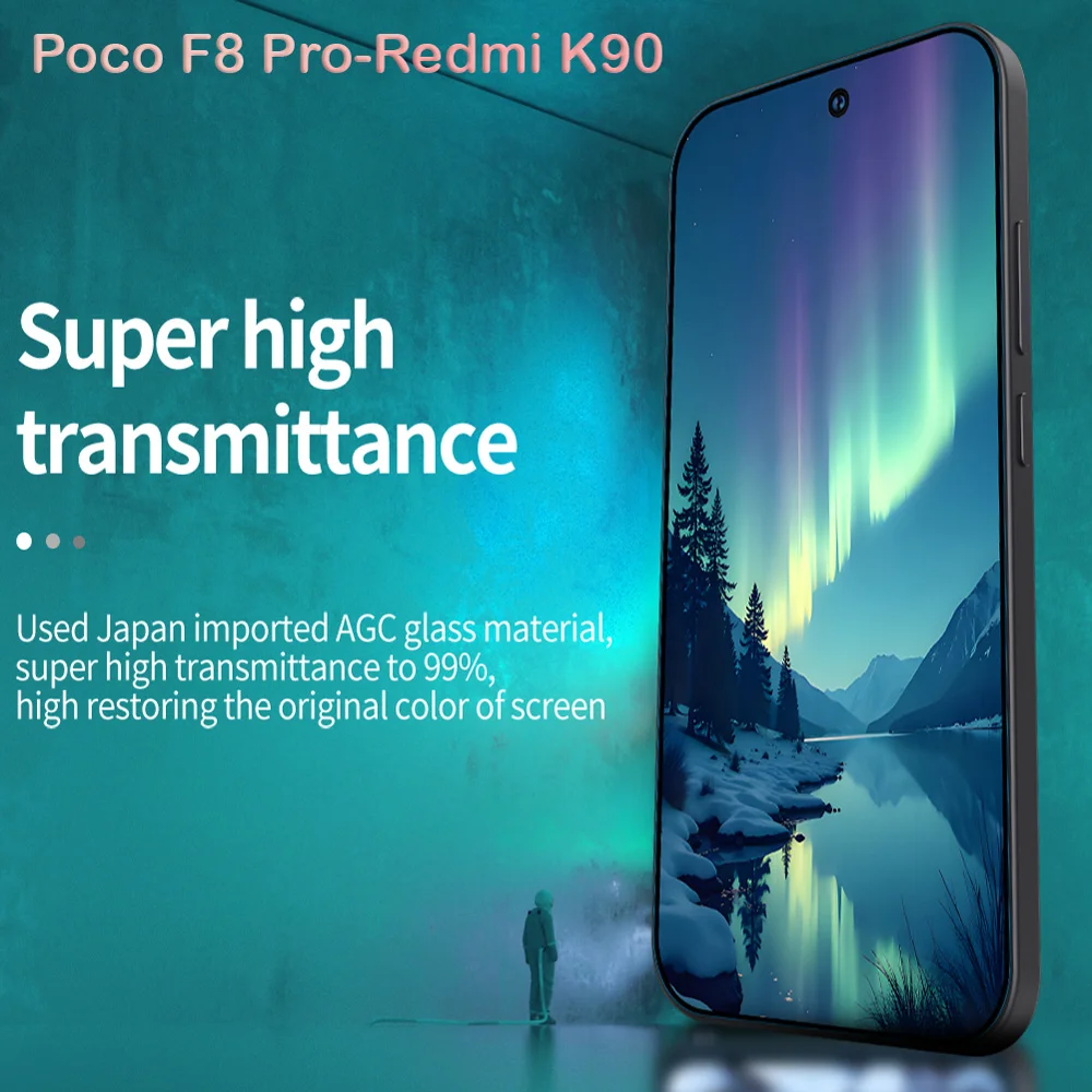 گلس شیشه‌ای Redmi K90 مارک نیلکین مدل H+Pro — تصویر ۴