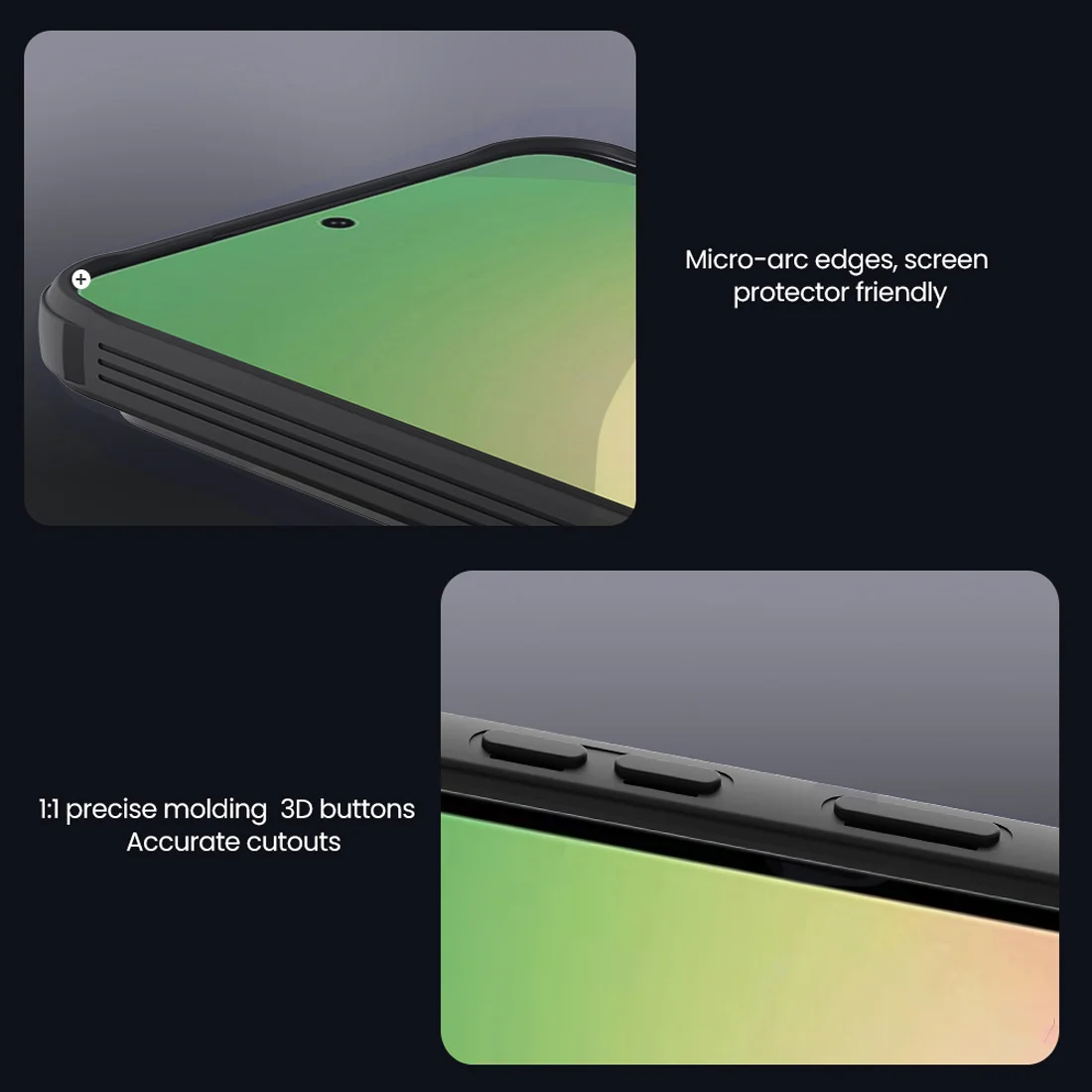 گارد ضد ضربه دودی مگنتی Galaxy A37 مارک نیلکین مدل Camshield Pro Magnetic Clear — تصویر ۶