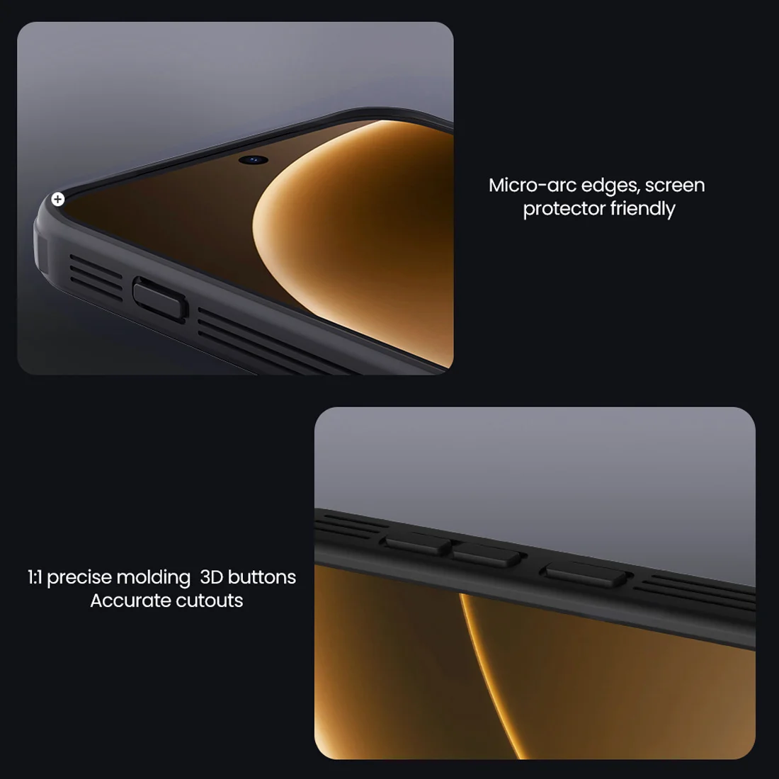 گارد ضدضربه دودی OnePlus 15 مارک نیلکین مدل Camshield Pro Clear — تصویر ۵
