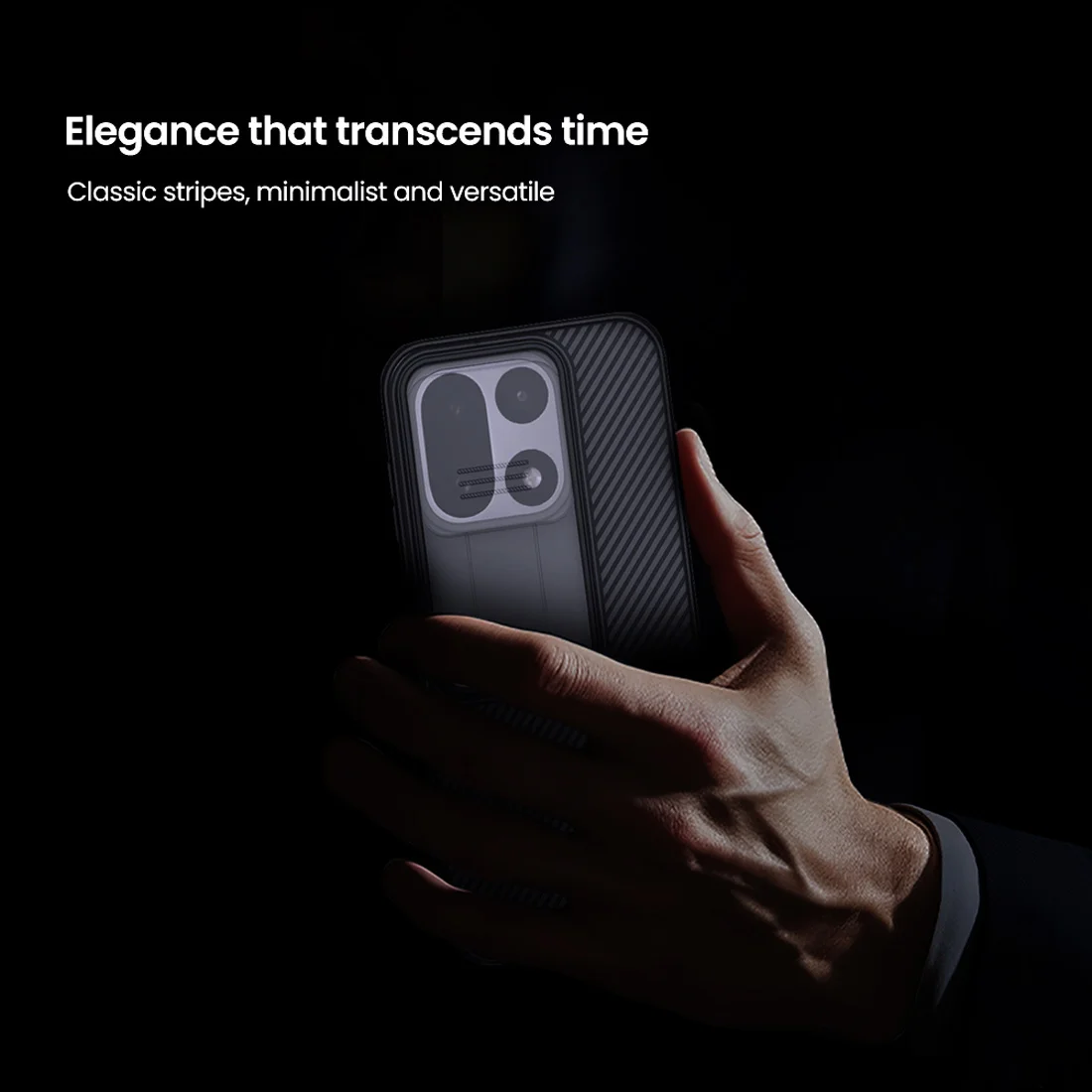 گارد ضدضربه دودی OnePlus 15 مارک نیلکین مدل Camshield Pro Clear — تصویر ۷
