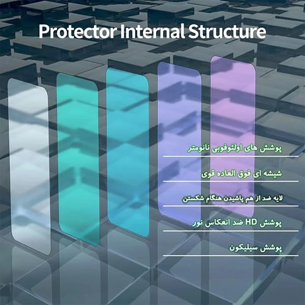 گلس شیشه‌ای Pixel 10 Pro Fold مارک نیلکین مدل H+Pro برای صفحه نمایش بیرونی — تصویر ۳