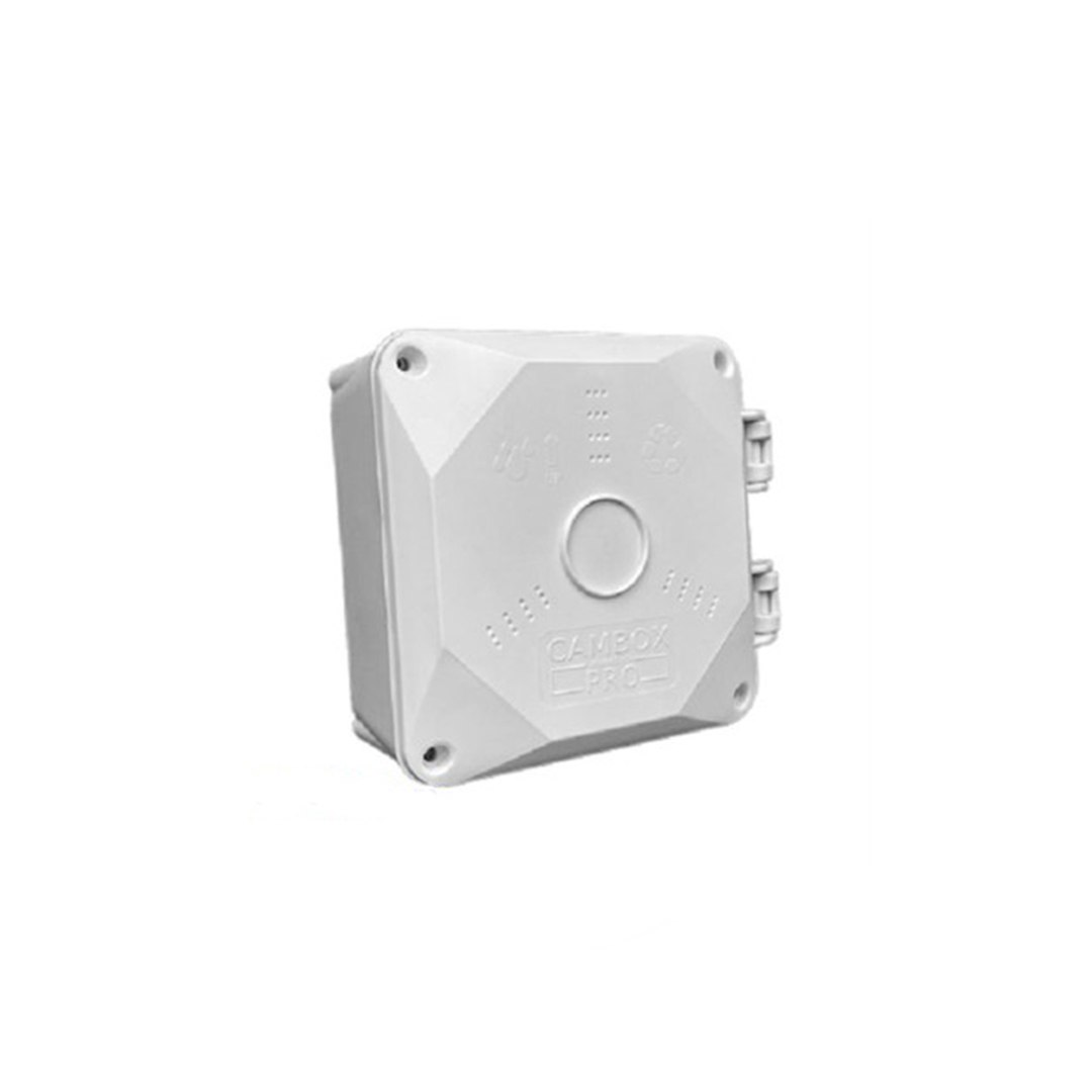 باکس جعبه تقسیم پلاستیکی روکار کم باکس CAM BOX CA-14W لولادار سایز 14*14 سفید — تصویر ۲