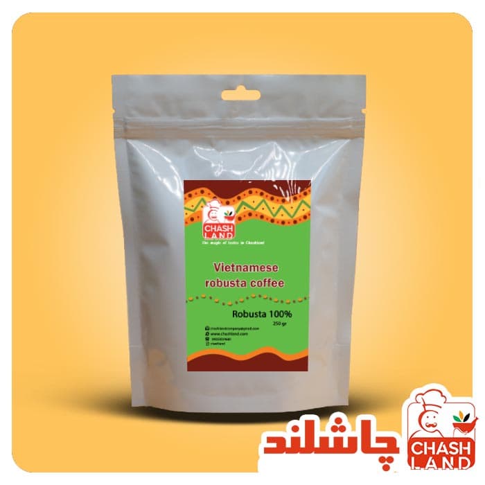 دانه قهوه 250گرم روبوستا ویتنام