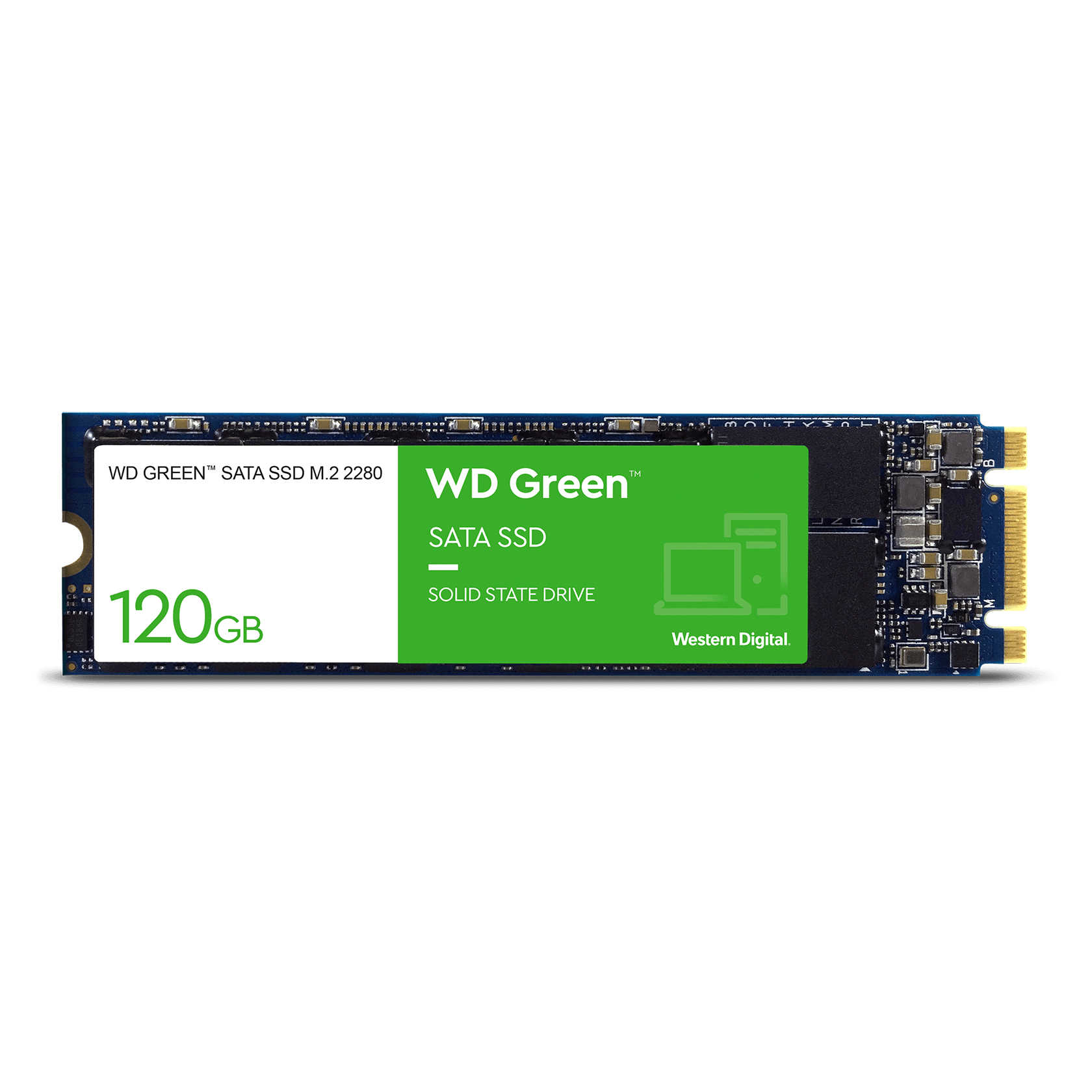حافظه SSD وسترن دیجیتال مدل Green M.2 ظرفیت 120 گیگابایت