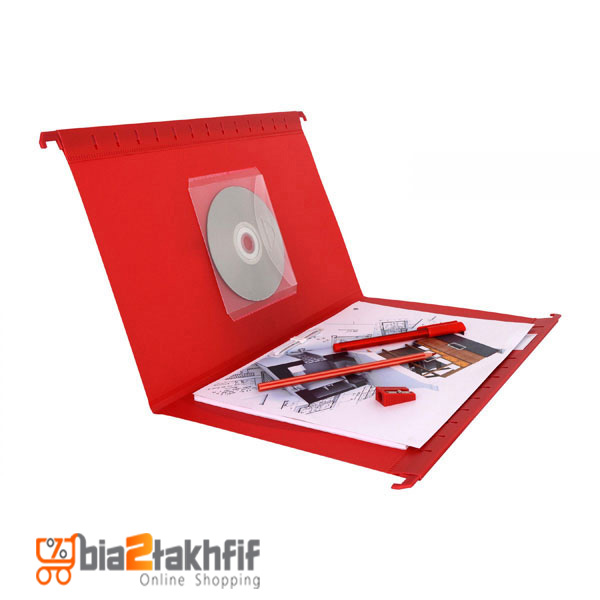 پوشه آویزدار پلاستیکی پاپکو بسته 10 عددی — تصویر ۳