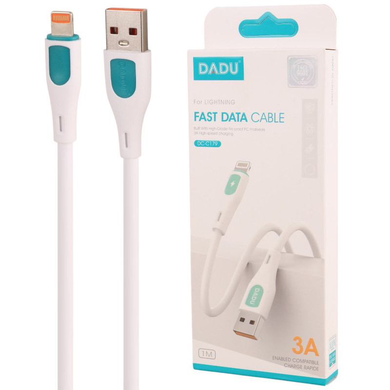کابل آیفونی فست شارژ Dadu DC-C179 3A 1m — تصویر ۵