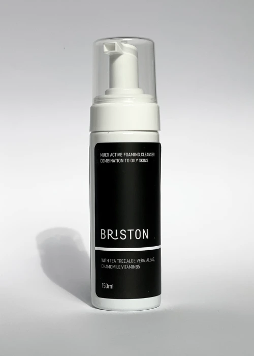 فوم مولتی اکتیو شستشوی صورت بریستون پوست مختلط تا چرب 150میلBRISTON MULTI ACTIVE EOAMING CLEANSER