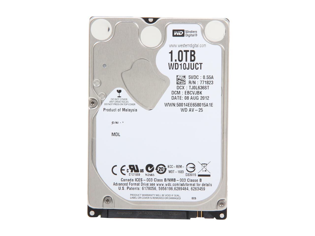 هارد دیسک لپ تاپ وسترن دیجیتال Western Digital WD10JPVX 1TB 2.5 SATA (ریفری) استوک