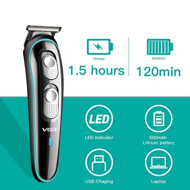 ماشین اصلاح سر و صورت وی جی آر مدل V-055 — تصویر ۷