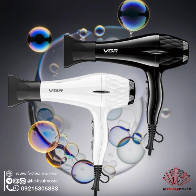 سشوار وی جی آر مدل v-413 — تصویر ۶