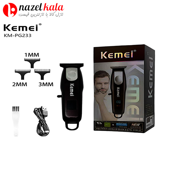 ماشین اصلاح سر و صورت و بدن کیمی Kemei مدل KM-PG233