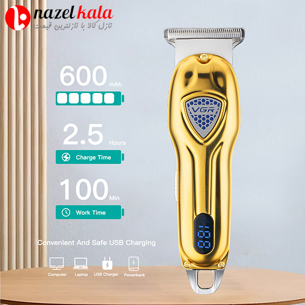ماشین اصلاح حرفه‌ای وی جی آر VGR V-902 — تصویر ۵