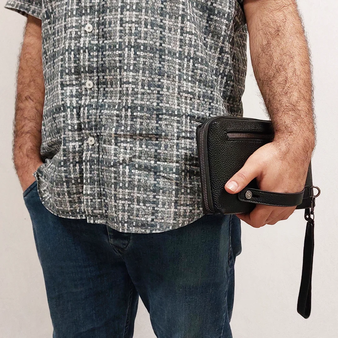 کیف دستی چرمی Mont Blanc مدل MB30457 — تصویر ۳