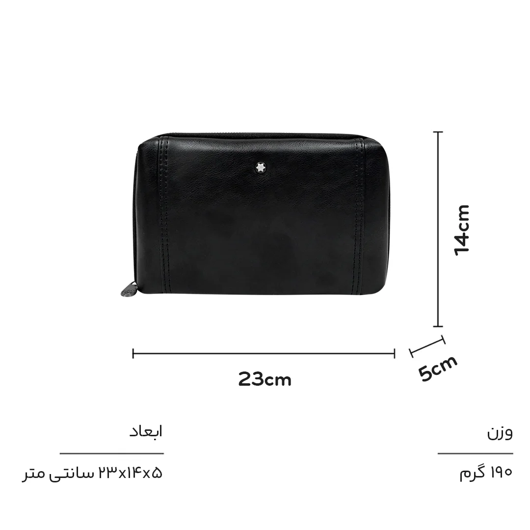 کیف دستی چرمی Mont Blanc مدل MB30454 — تصویر ۶