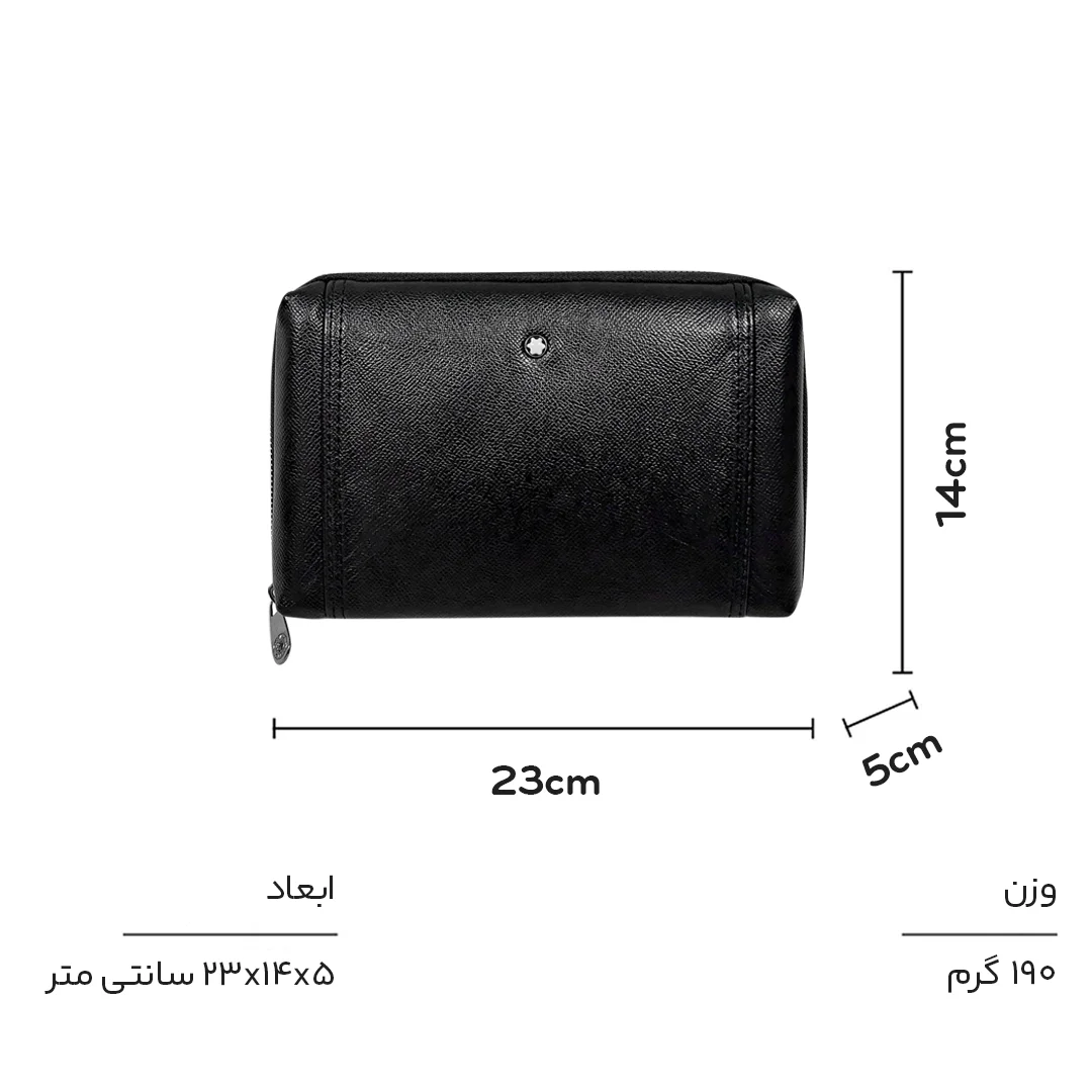 کیف دستی چرمی Mont Blanc مدل MB30450 — تصویر ۵