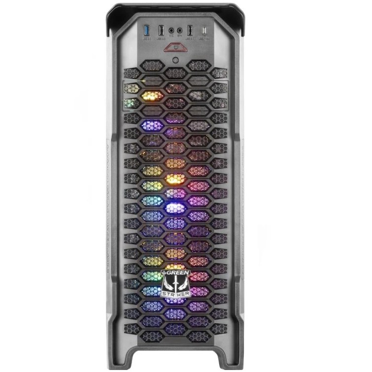 کیس گیمینگ گرین مدل STRIKER F-RGB — تصویر ۴