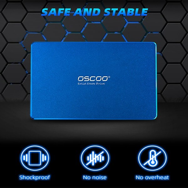 هارد SSD 256GB SATA3 BLUE OSCOO — تصویر ۴