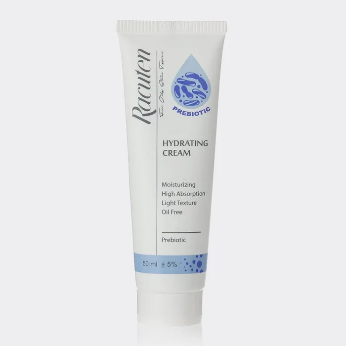 کرم آبرسان پوست چرب راکوتن Racuten Prebiotic Hydrating Cream Oile Free 50ml — تصویر ۲
