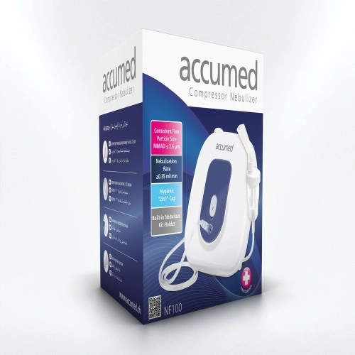 دستگاه نبولایزر accumed nf 100 — تصویر ۲