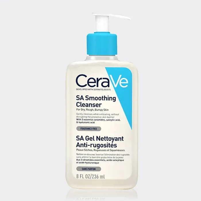 ژل شستشو پوست زبر و ناهموار سراوی Cerave SA Smoothing Cleanser 236ml