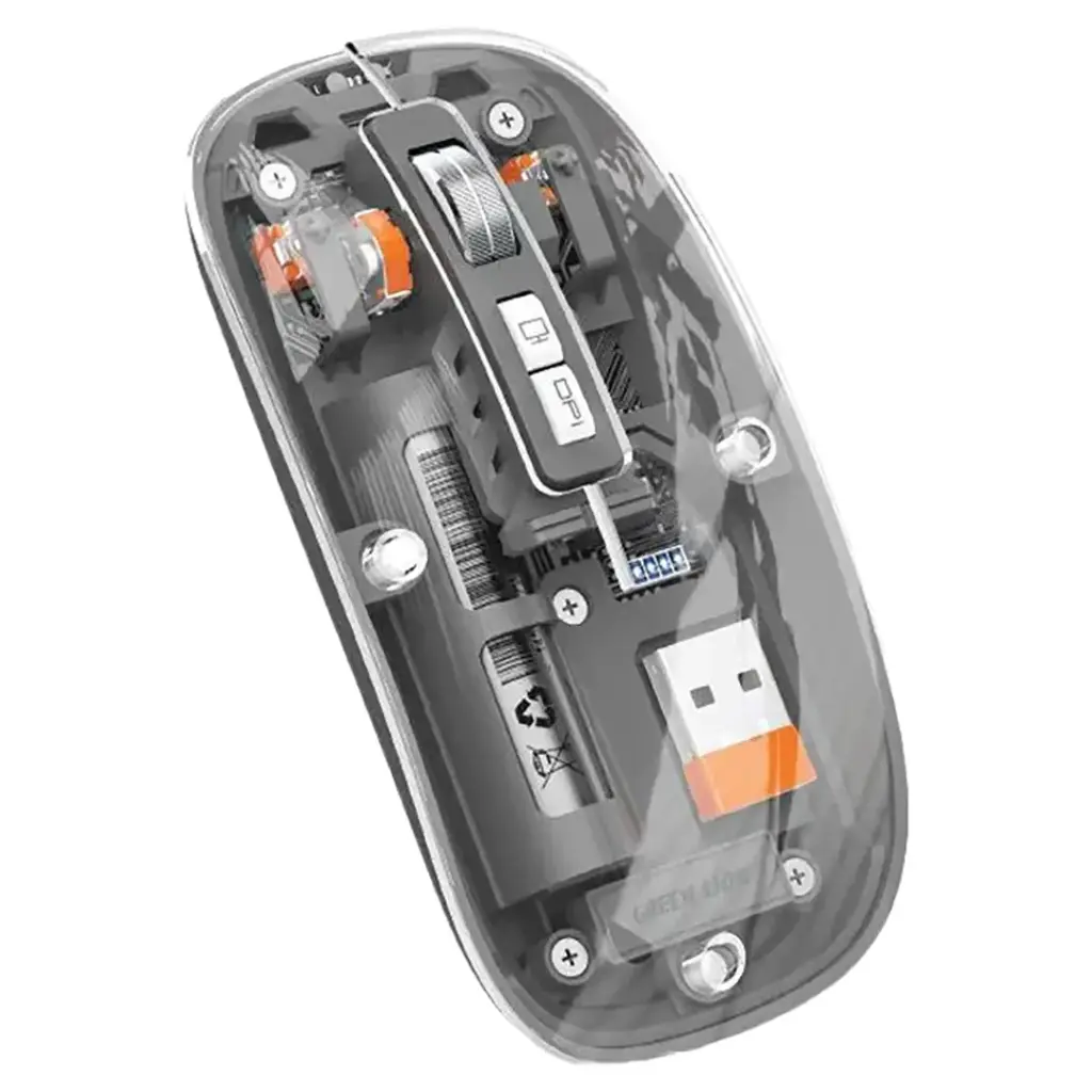 ماوس شفاف گرین لاین 2 Transparent 1600DPI مدل GNTRAMOUS2