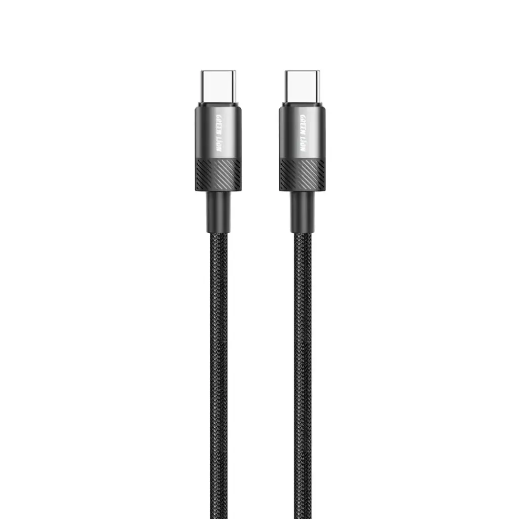 کابل USB‑C به USB‑C گرین لاین مدل Spark GNSPRCAC2CBK