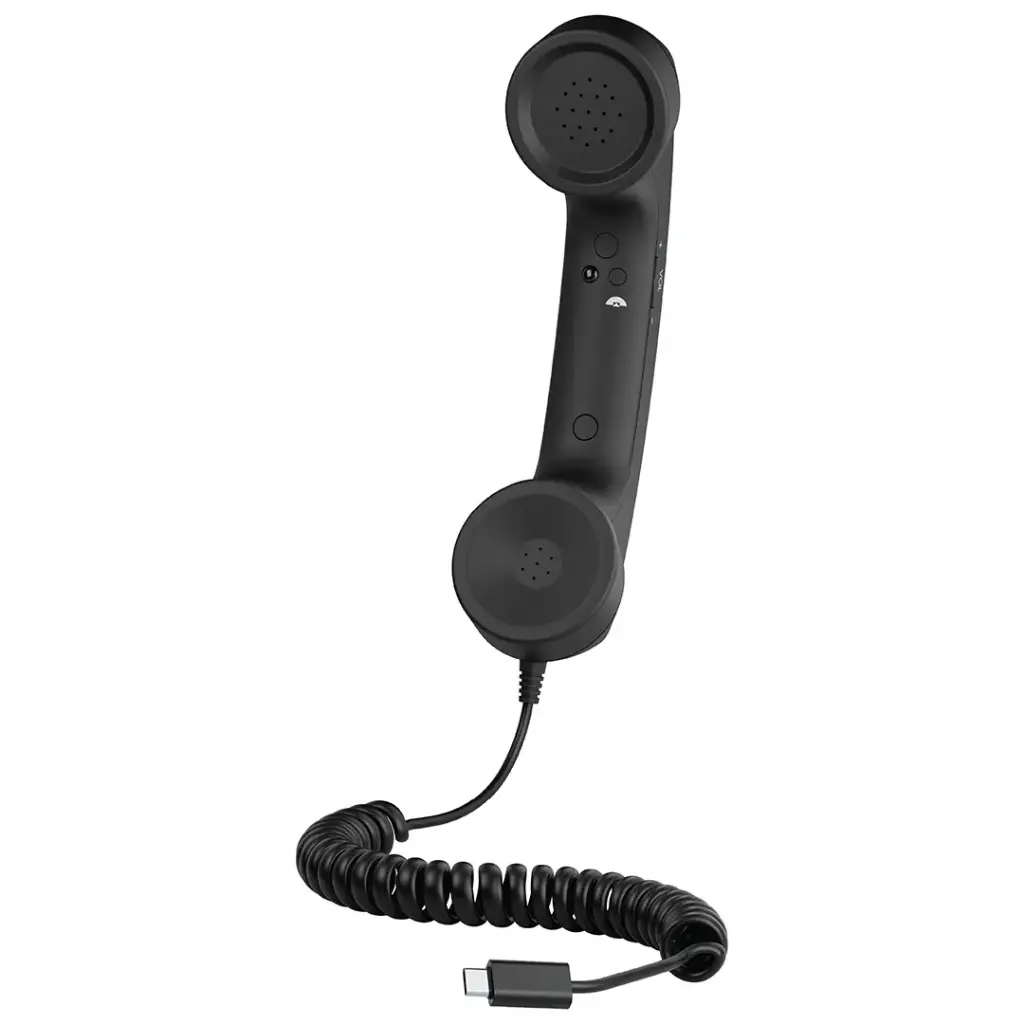 گوشی کلاسیک رومیزی پرودو با کانکتور Type-C مدل PD569BK