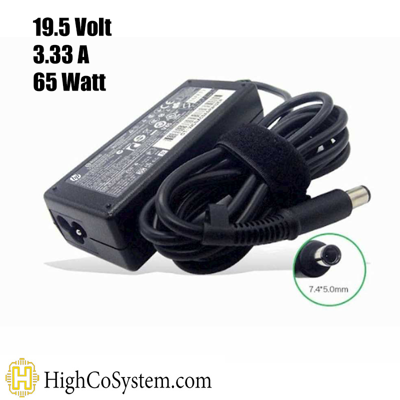 شارژر لپ تاپ HP مدل 19,5V 3,33A (65W)